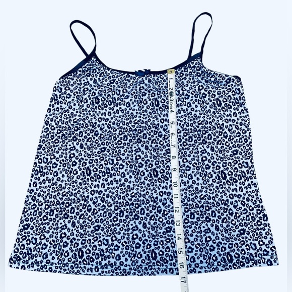 NWOT Charmour, Animal Print Blue Pajama Set With Shorts, XL, Blue & White 🌙 - Picture 10 of 13